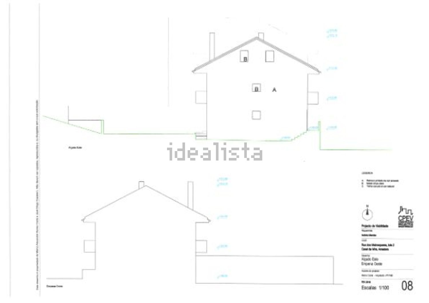 小楼房或独栋别墅出售在Rua dos Malmequeres, 2 - 平面图
