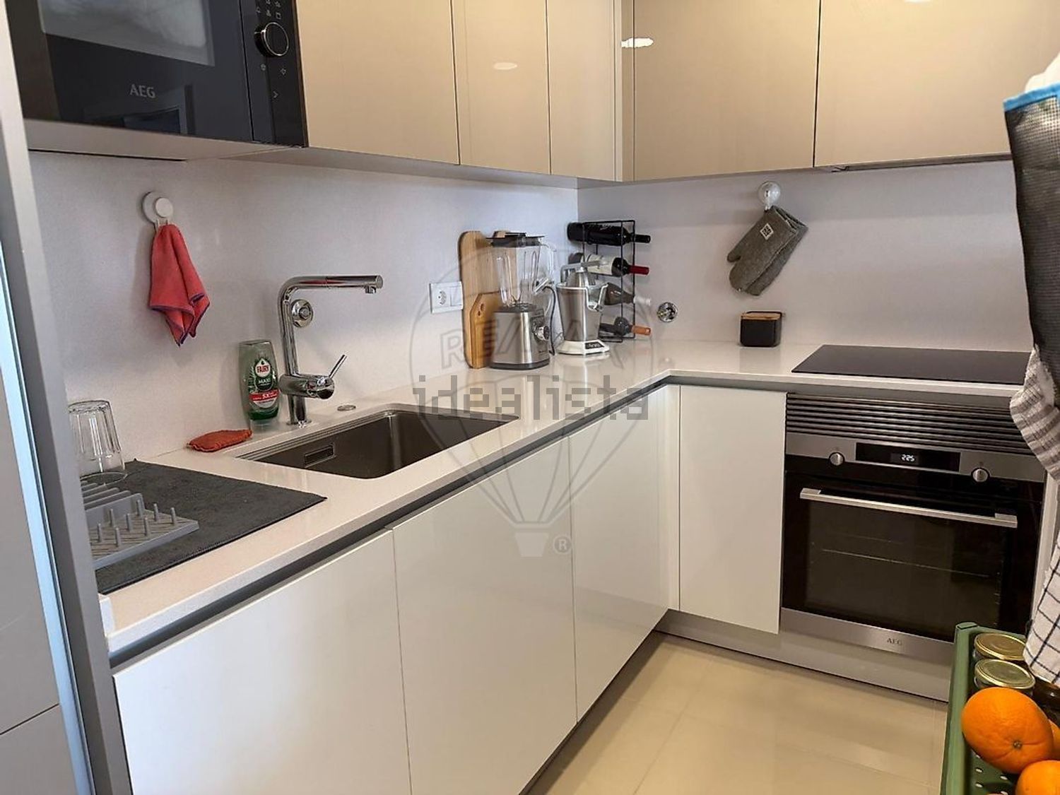 出租公寓 t1在Rua José Leiria Fernandes - 厨房