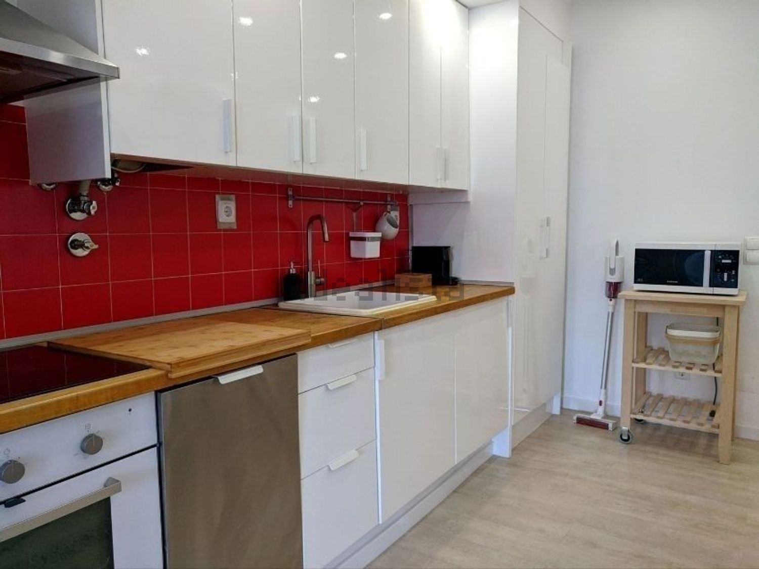 出租公寓 t1Calçada Necessidades, 66 - 厨房