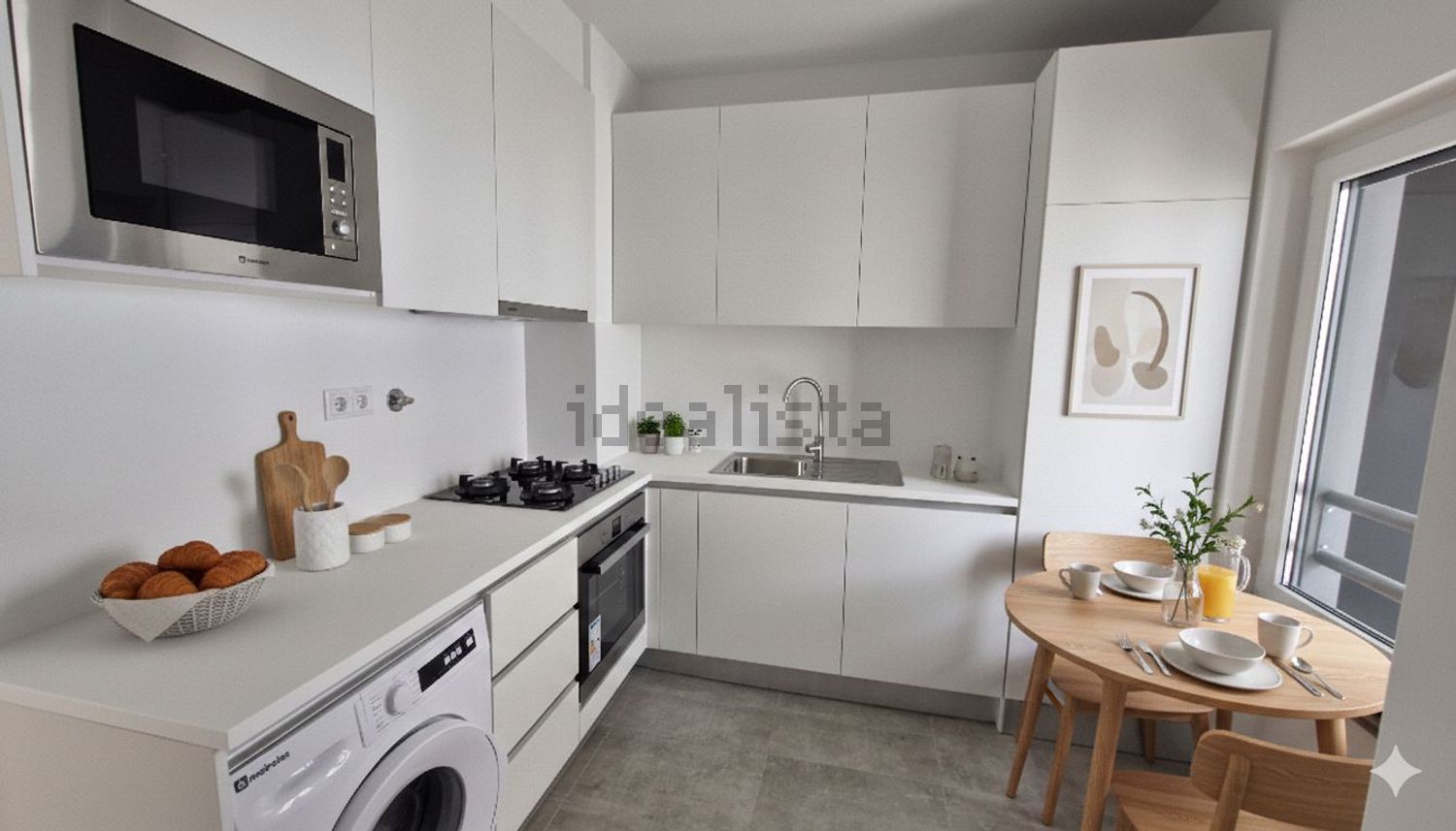 出租公寓 t2在Rua Dom João de Castro, 3 - 厨房