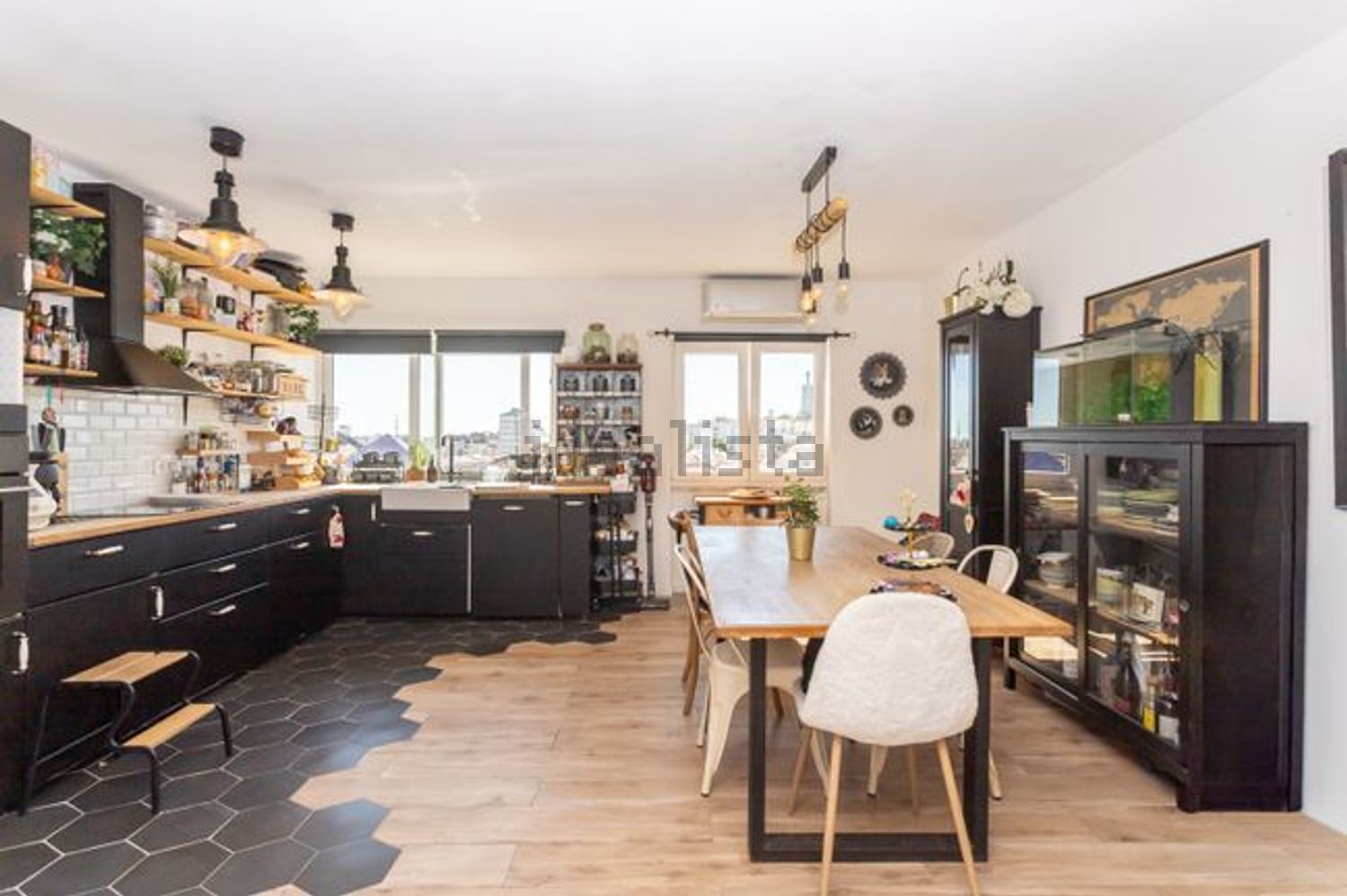 公寓 t3出售在Largo 1º de Maio - 厨房