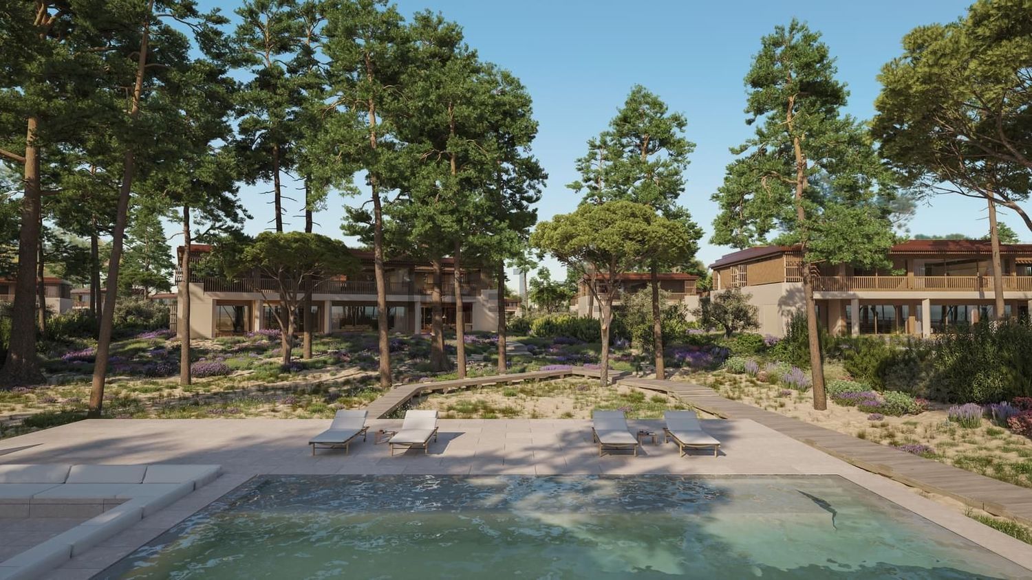 小楼房或别墅出售在Tróia - 游泳池