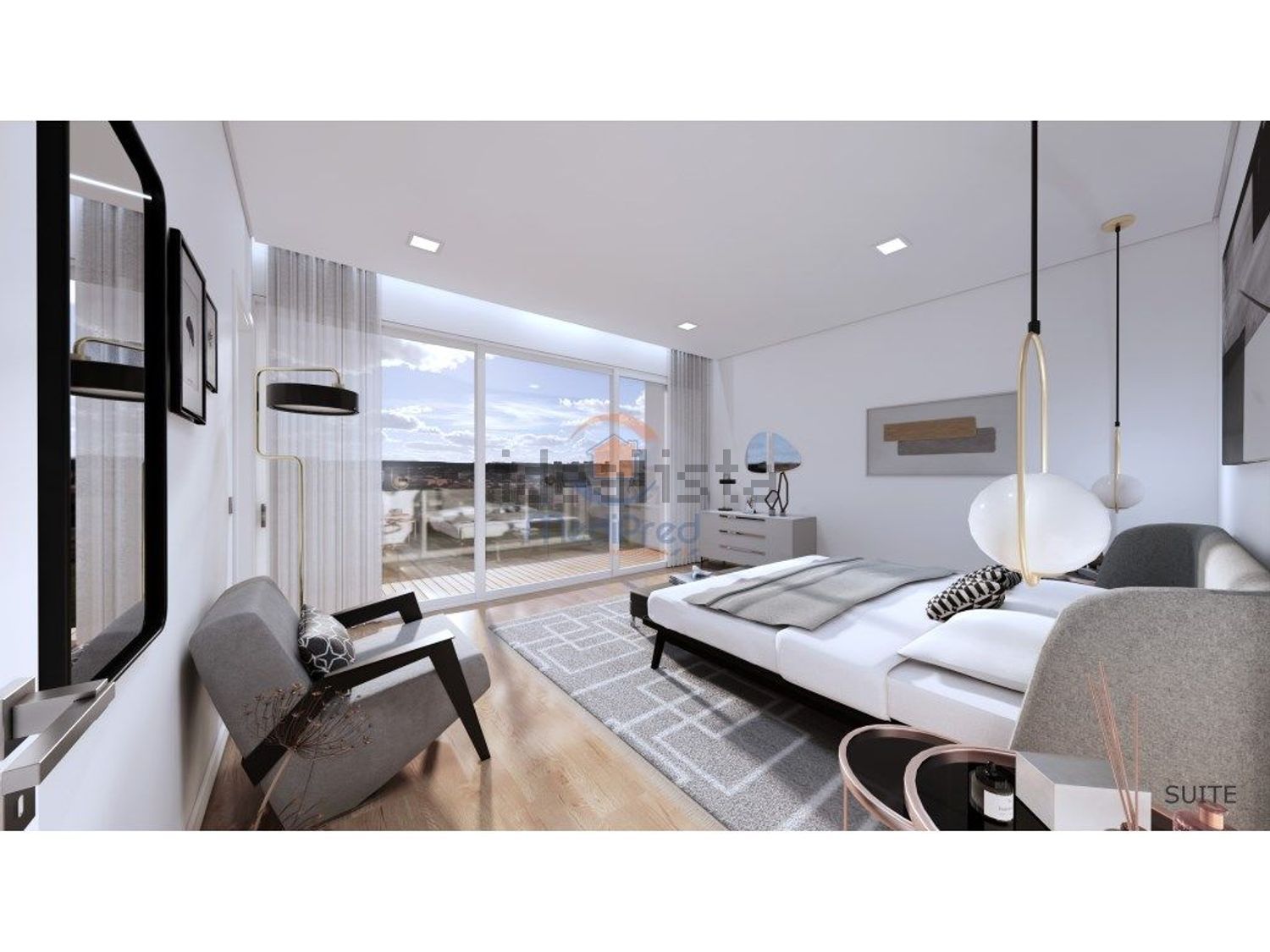 小楼房或独栋别墅出售在Centro - 客厅