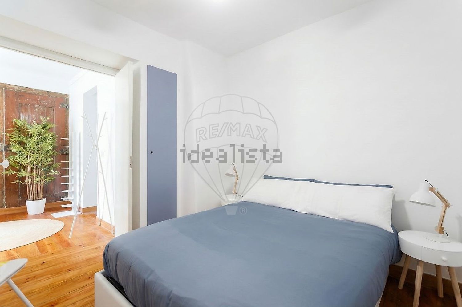 出租公寓 t2在Rua Bartolomeu de Gusmão - 卧室