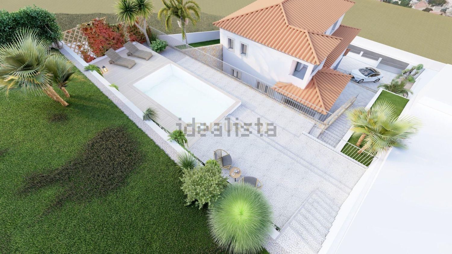 小楼房或独栋别墅出售在Rua Major António Pereira de Almeida s/n - 游泳池