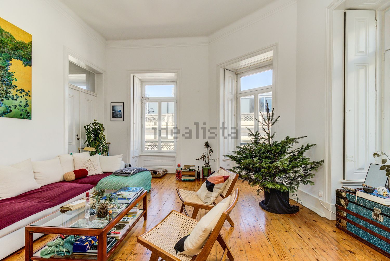 出租公寓 t4在Rua Chagas, 20 - 客厅