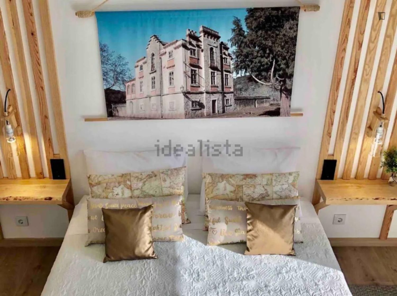 出租公寓 t1在Rua Henriques Nogueira - 客厅