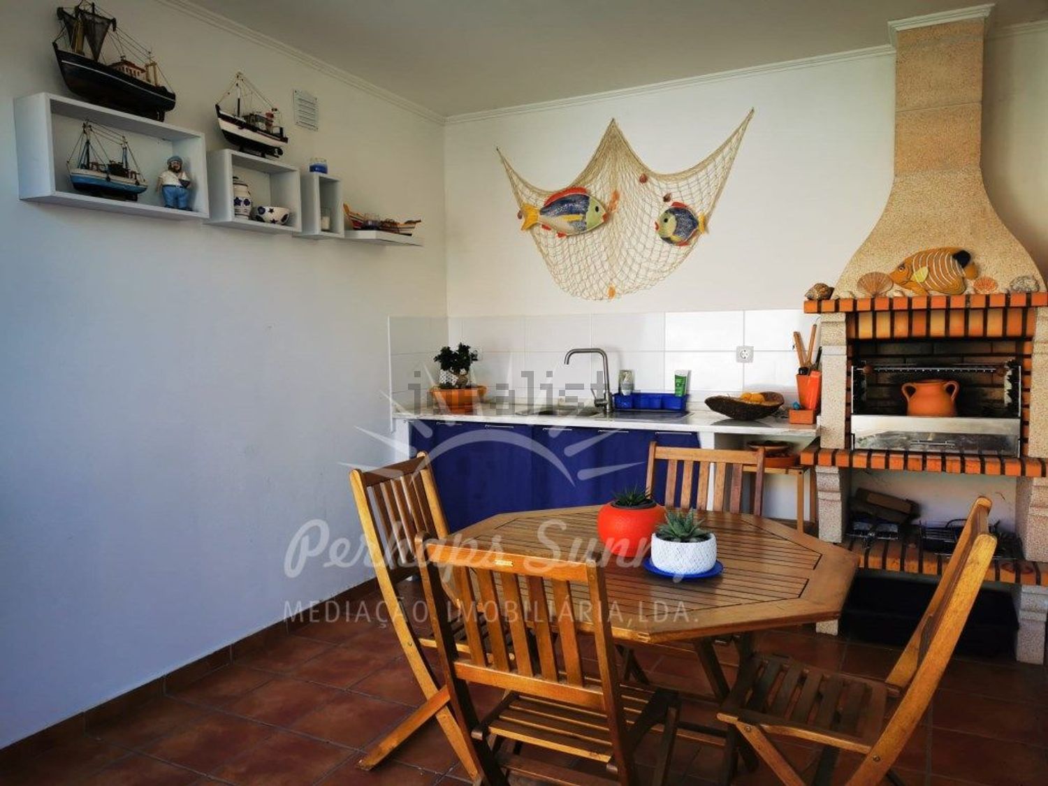 小楼房或独栋别墅出售在Grândola e Santa Margarida da Serra - 客厅