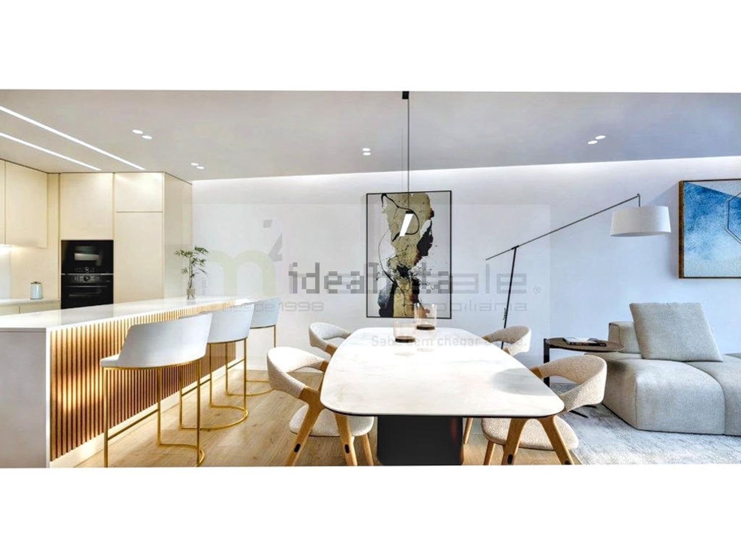 公寓 t3出售在Rua Manuel Francisco Soromenho, 25 - 客厅