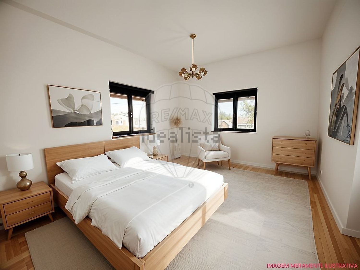 小楼房或独栋别墅出售在Lamas e Cercal - 卧室