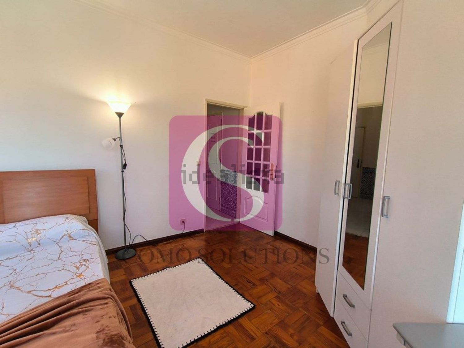 出租公寓 t1在Rua Santo Eloy, 37 - 卧室