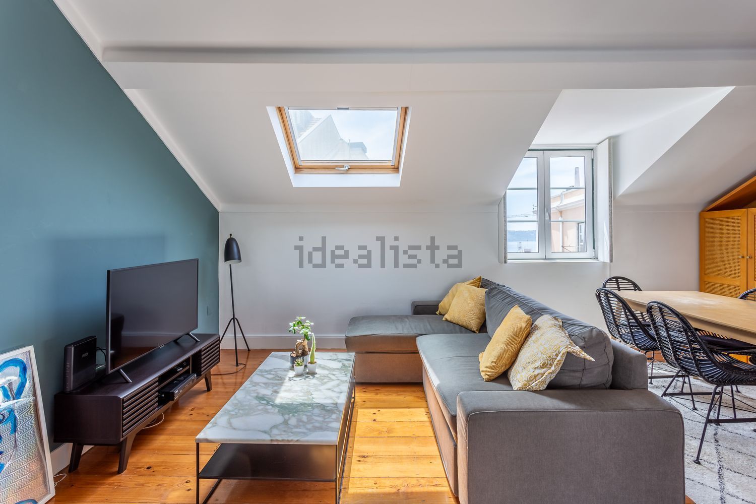 出租公寓 t2在Travessa do Cabral - 客厅