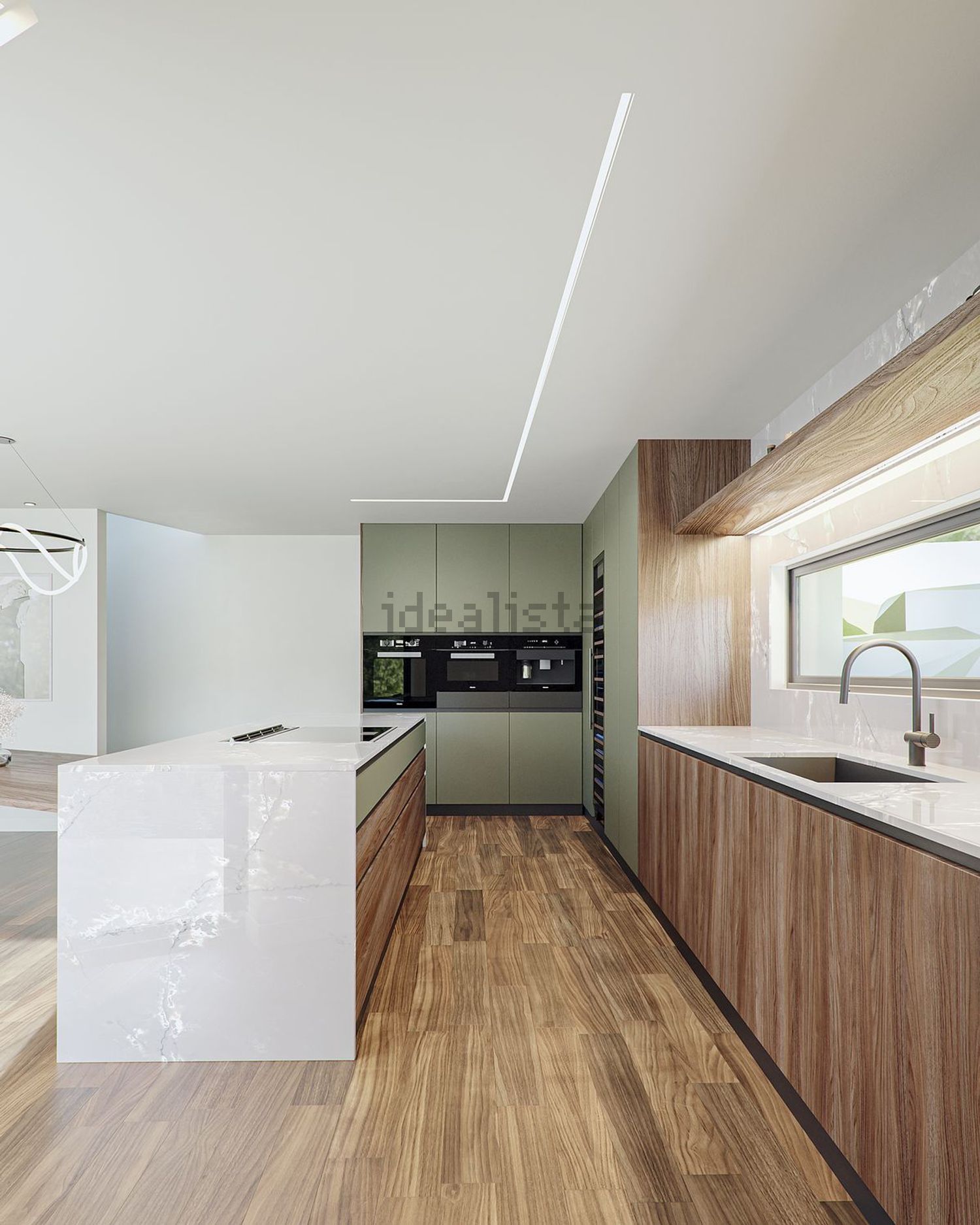 小楼房或独栋别墅出售在Rua Maria Inês Massano - 厨房