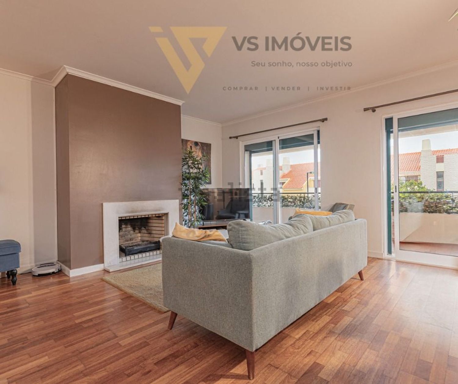 出租公寓 t2在Rua dos Faisões - 客厅