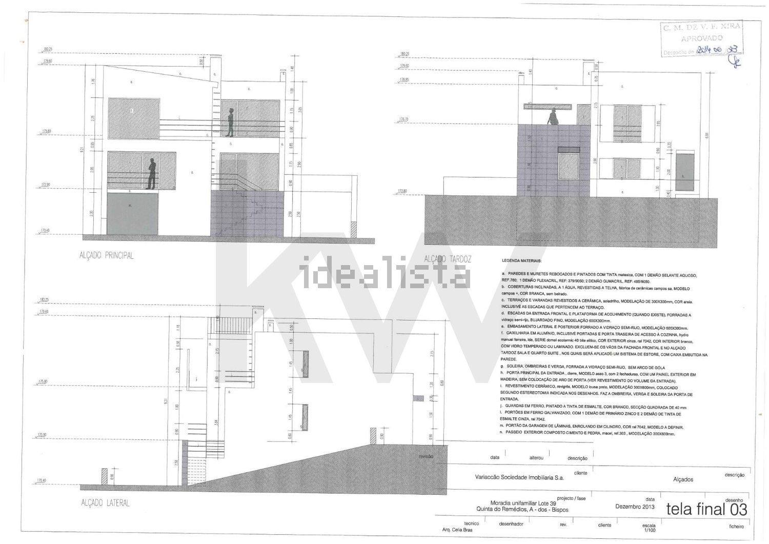 小楼房或别墅出售在Vila Franca de Xira - 平面图