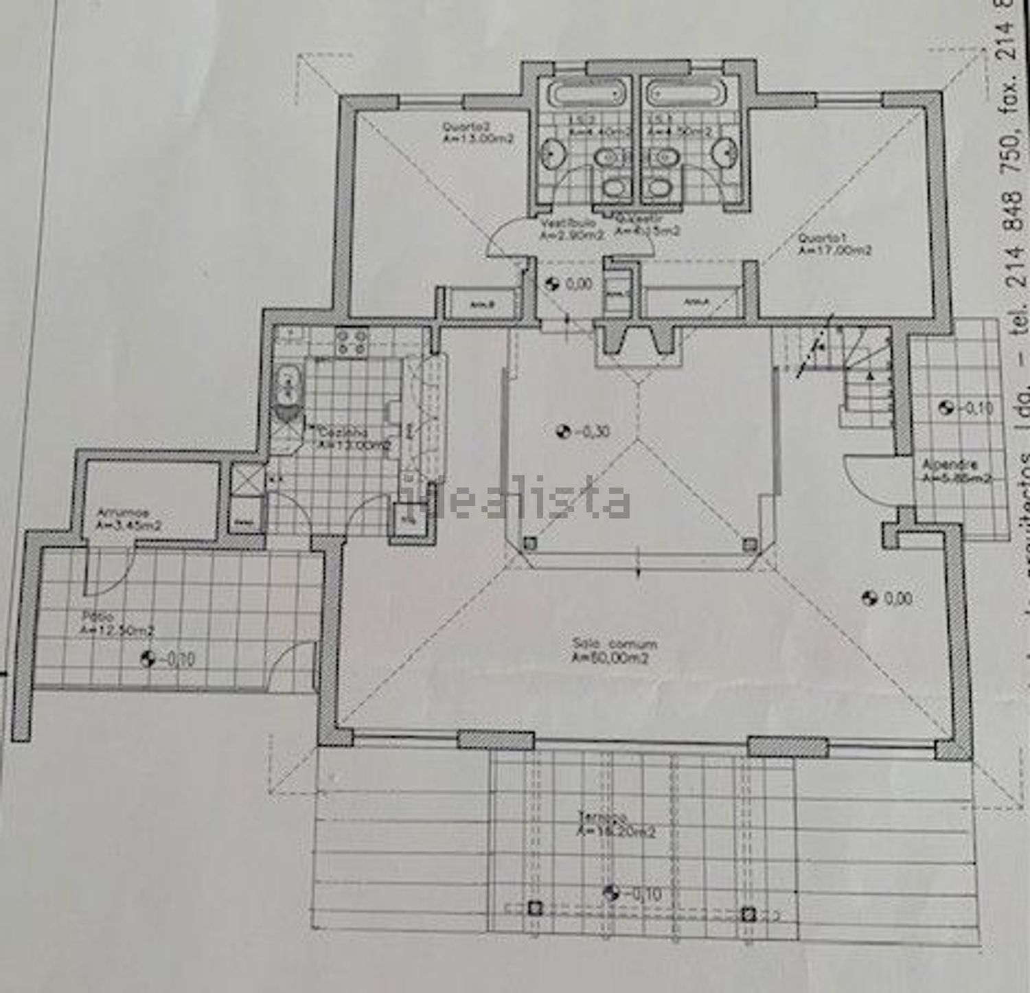 小楼房或独栋别墅出售Comporta - 平面图