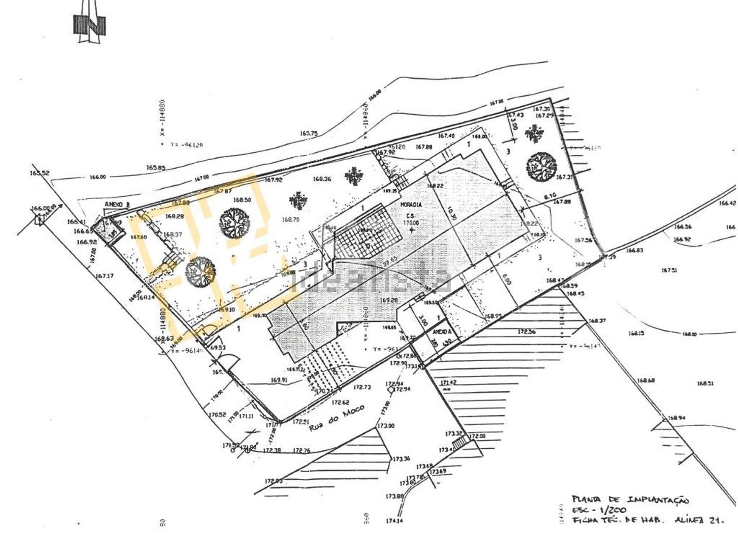 小楼房或独栋别墅出售在Vila de Colares - Mucifal - 平面图