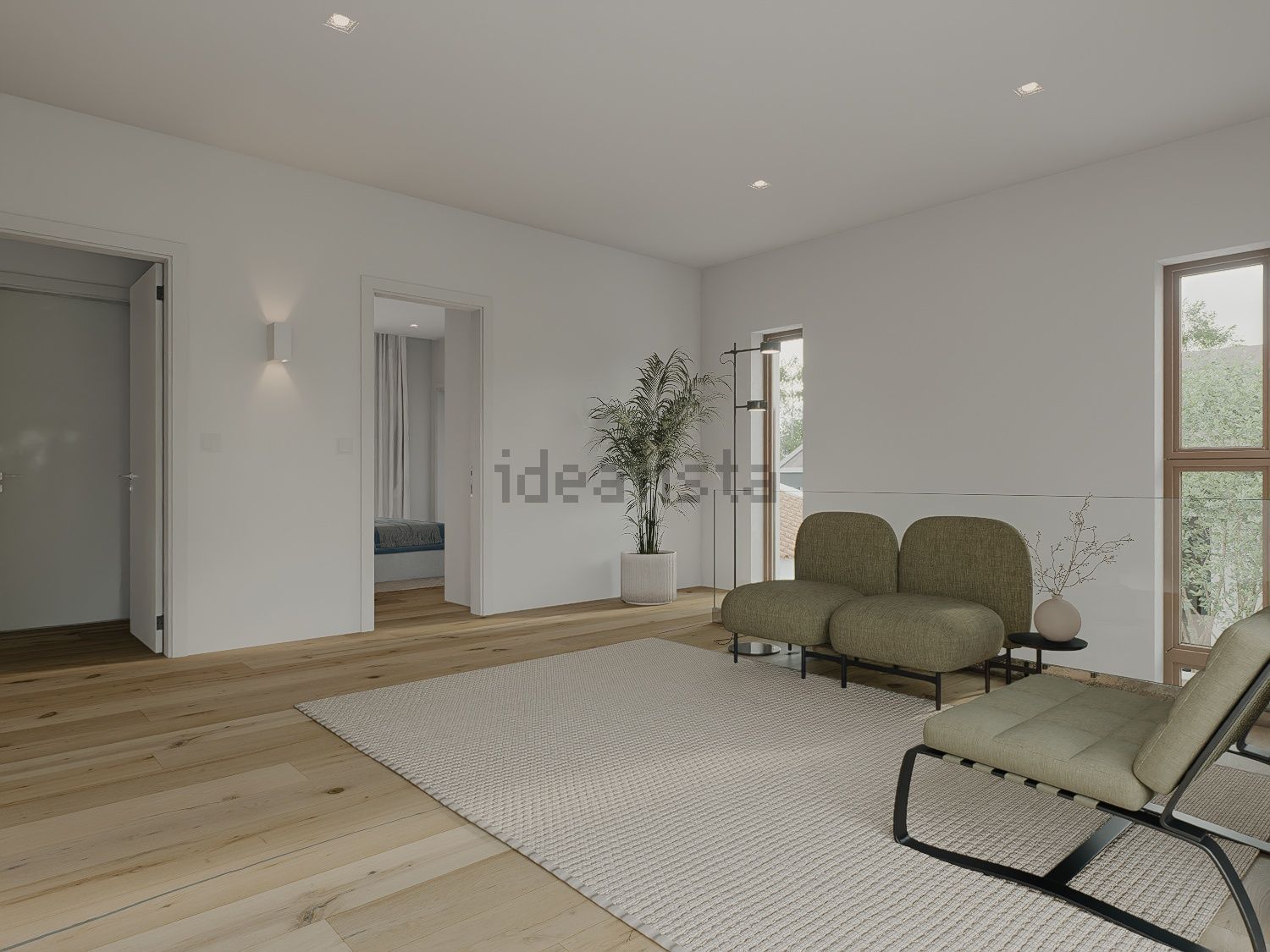 小楼房或独栋别墅出售在Rua Maria Matos, 74 - 客厅