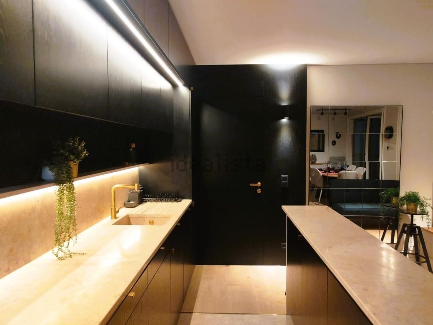 出租公寓 t1在Rua do Telhal, 72 - 厨房