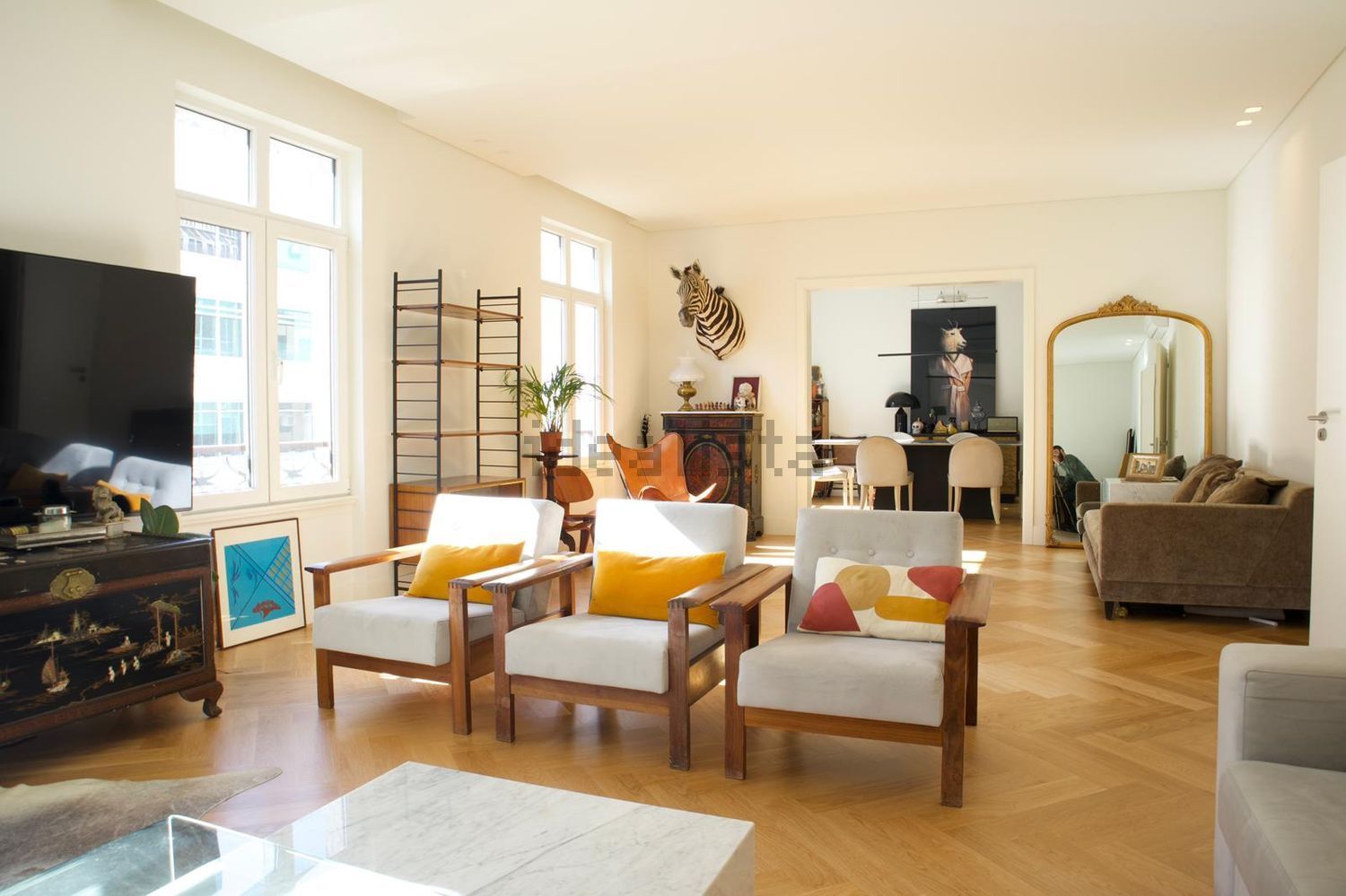 公寓 t5出售在Av. da Liberdade - Marquês de Pombal - 客厅