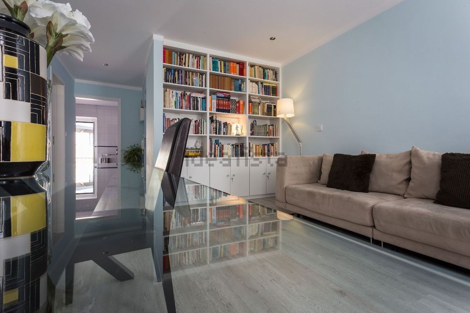 出租公寓 t1在Rua do Diário de Notícias, 58 - 客厅