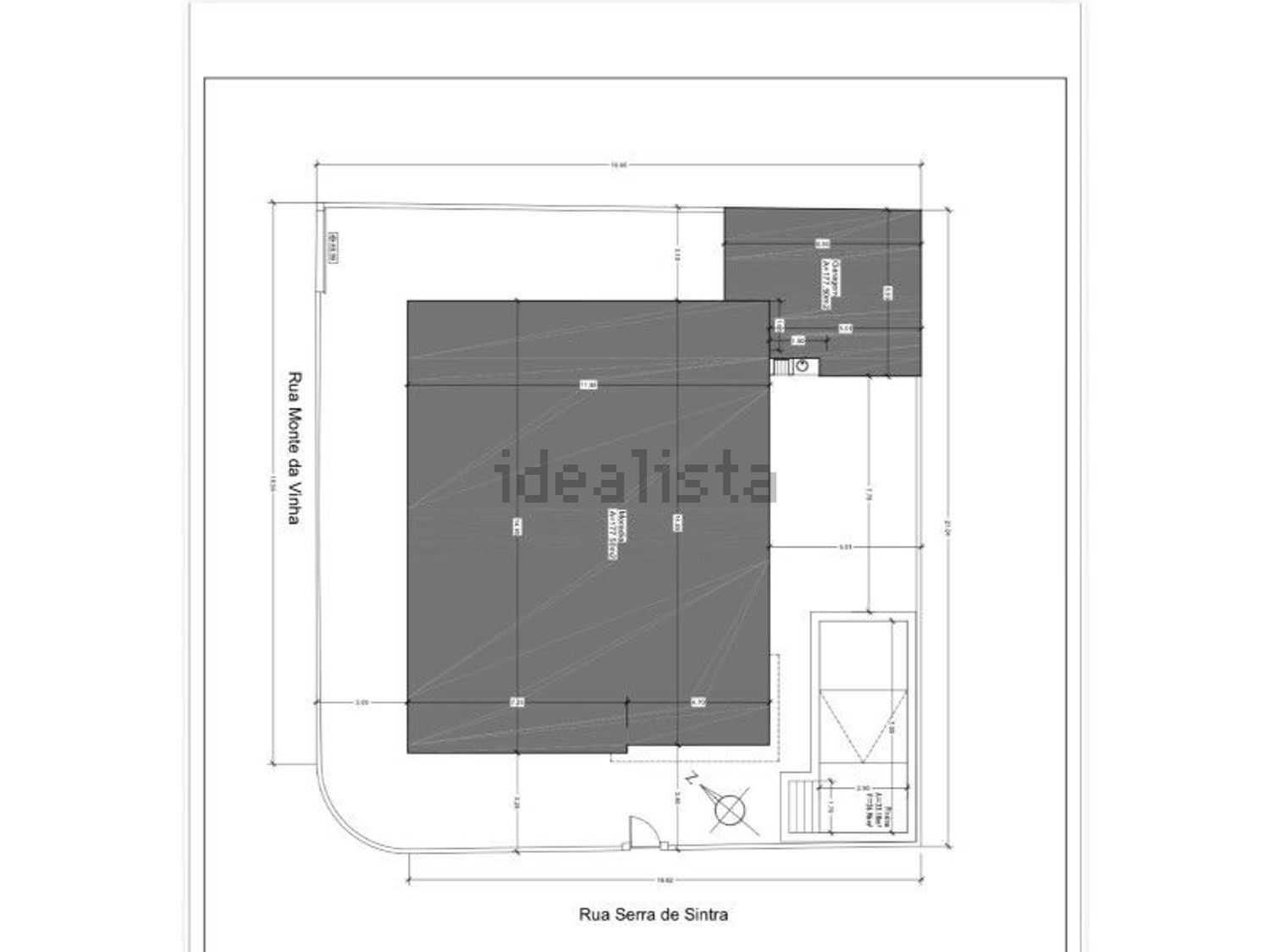 小楼房或独栋别墅出售在Rua da Vinha, 3 a - 平面图