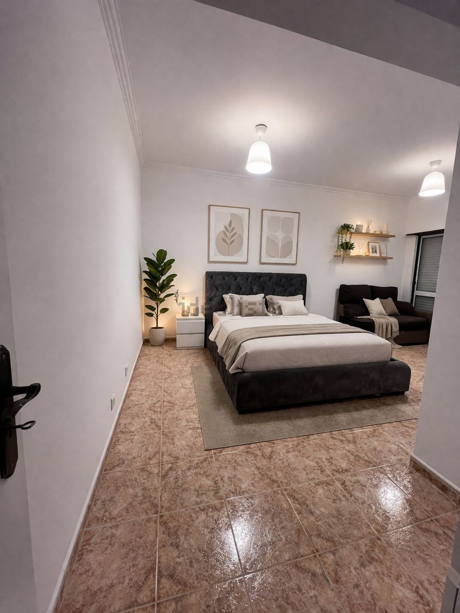 出租房间在Avenida Afonso Costa, 2 n - 卧室