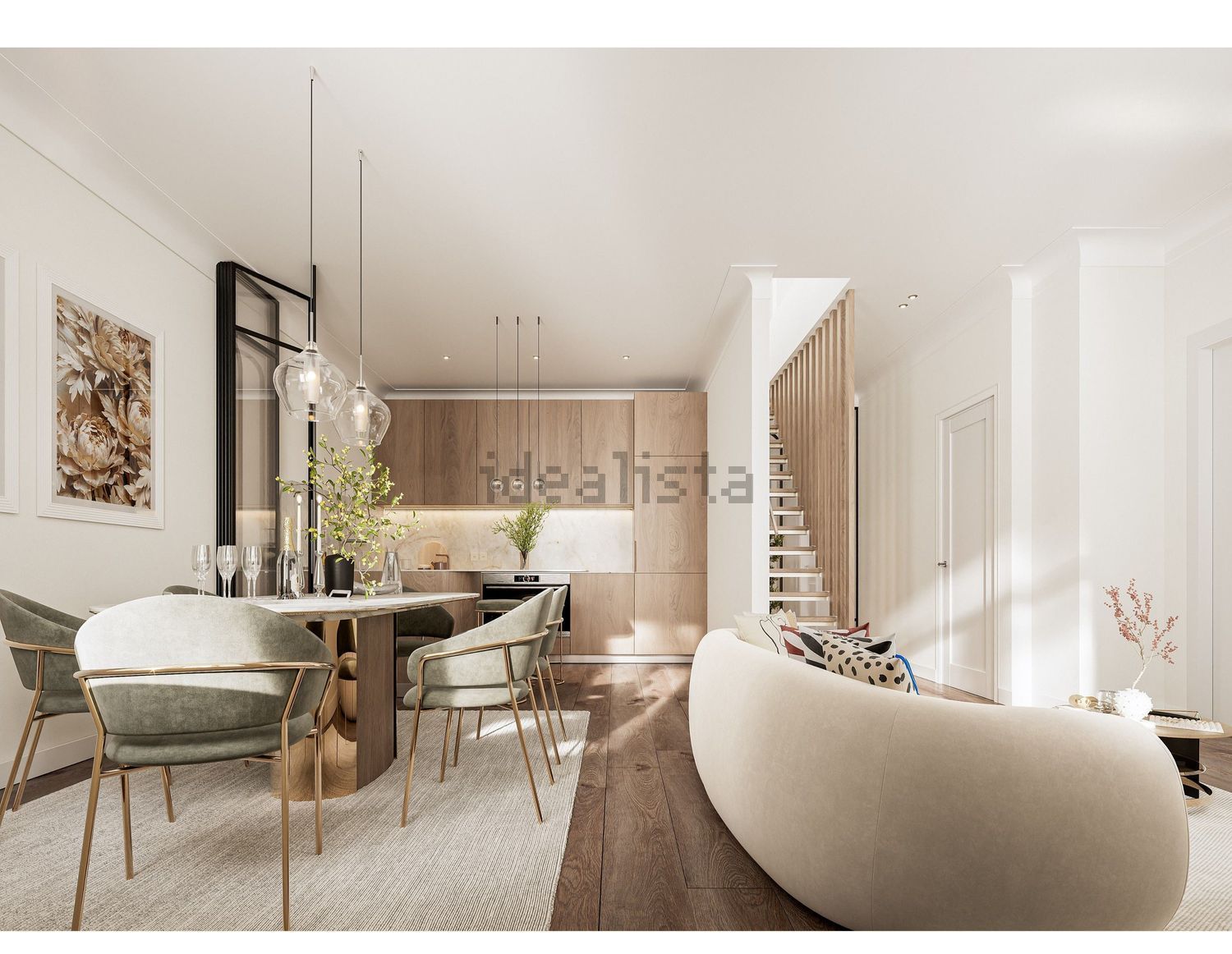 公寓 t2出售在Avenida Duque de Loulé, 52 - 客厅