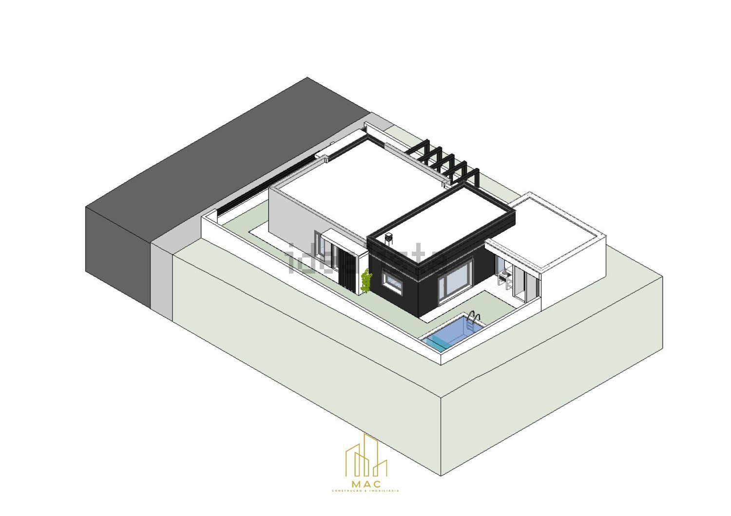小楼房或独栋别墅出售在Pinhal do General - 平面图