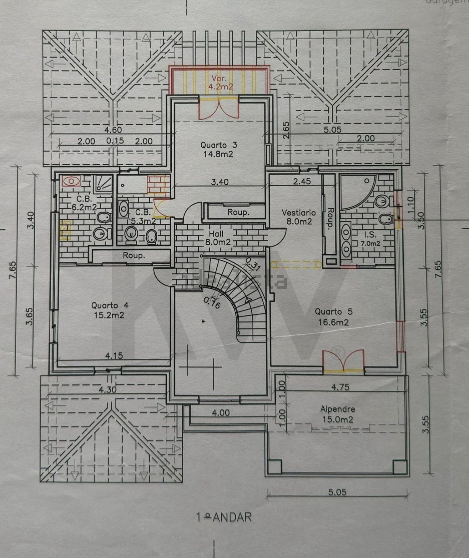小楼房或别墅出售在Rua Natália Correia - 平面图