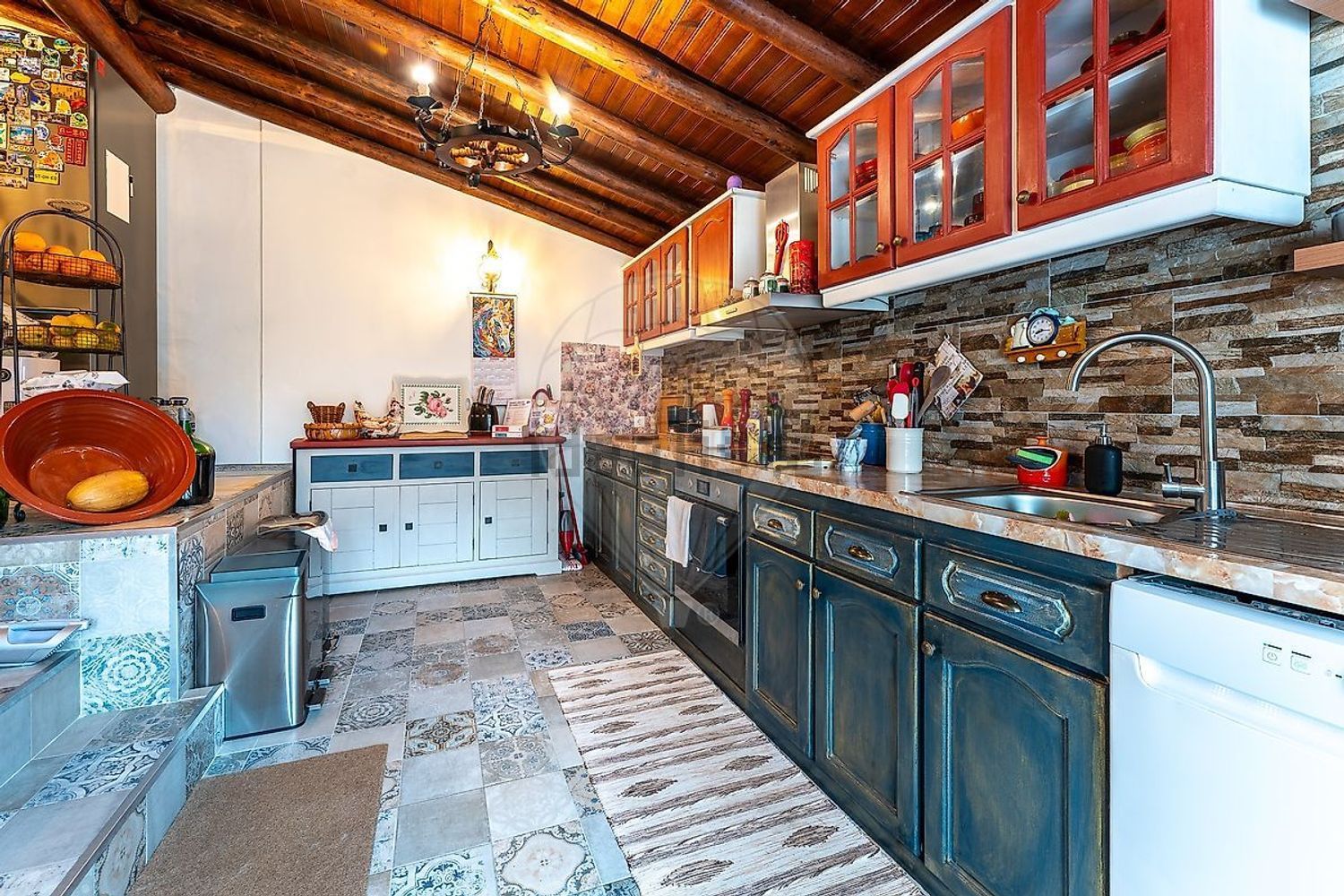 小楼房或独栋别墅出售在Carnota - 厨房