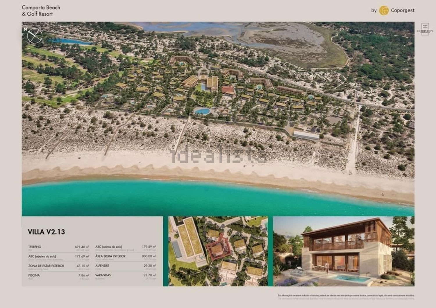 小楼房或别墅出售在Tróia - 视线