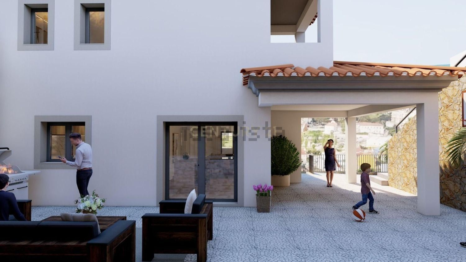 小楼房或独栋别墅出售在Rua Major António Pereira de Almeida s/n - 外立面