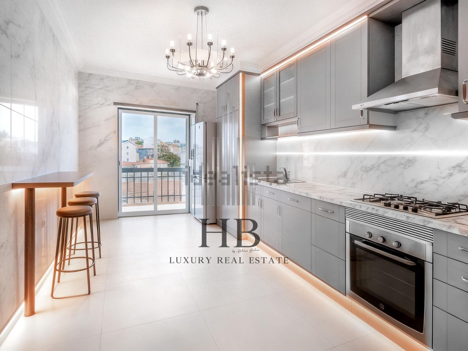 公寓 t2出售在Venda do Pinheiro e Santo Estêvão das Galés - 厨房