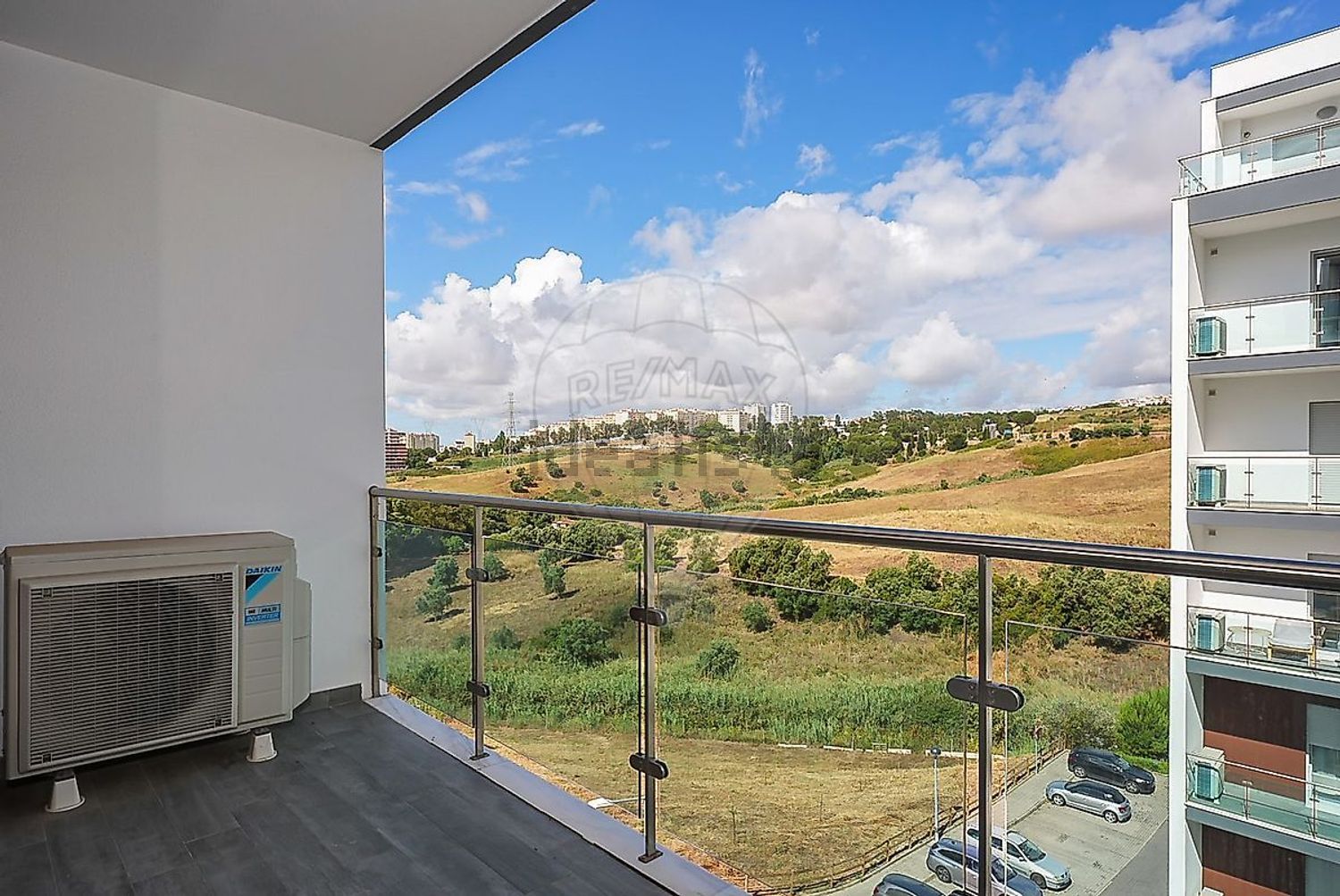 出租公寓 t2在Rua Maria Matos - 阳台