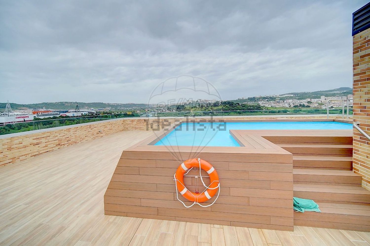 出租公寓 t2在Rua José Leiria Fernandes - 游泳池