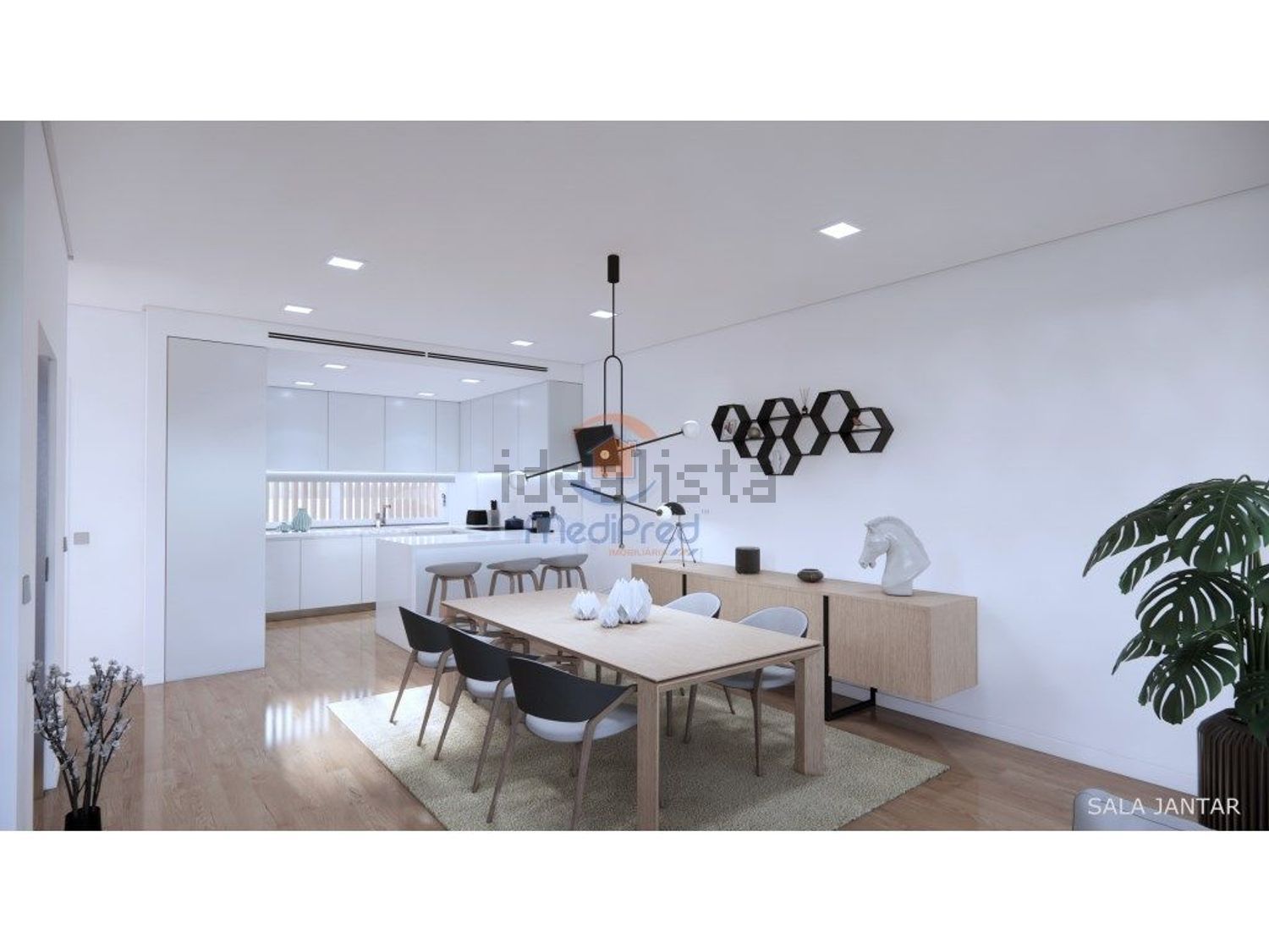 小楼房或独栋别墅出售在Centro - 客厅