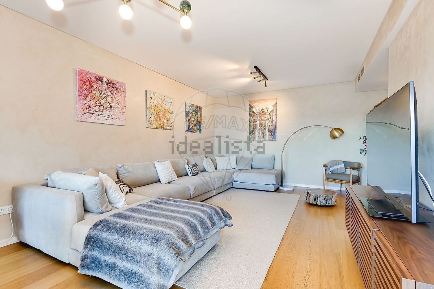 出租公寓 t3在Avenida 5 de Outubro, 401 - 客厅