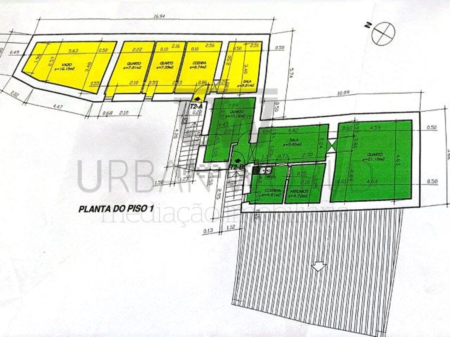 小楼房或独栋别墅出售Lousa, Loures s/n - 平面图