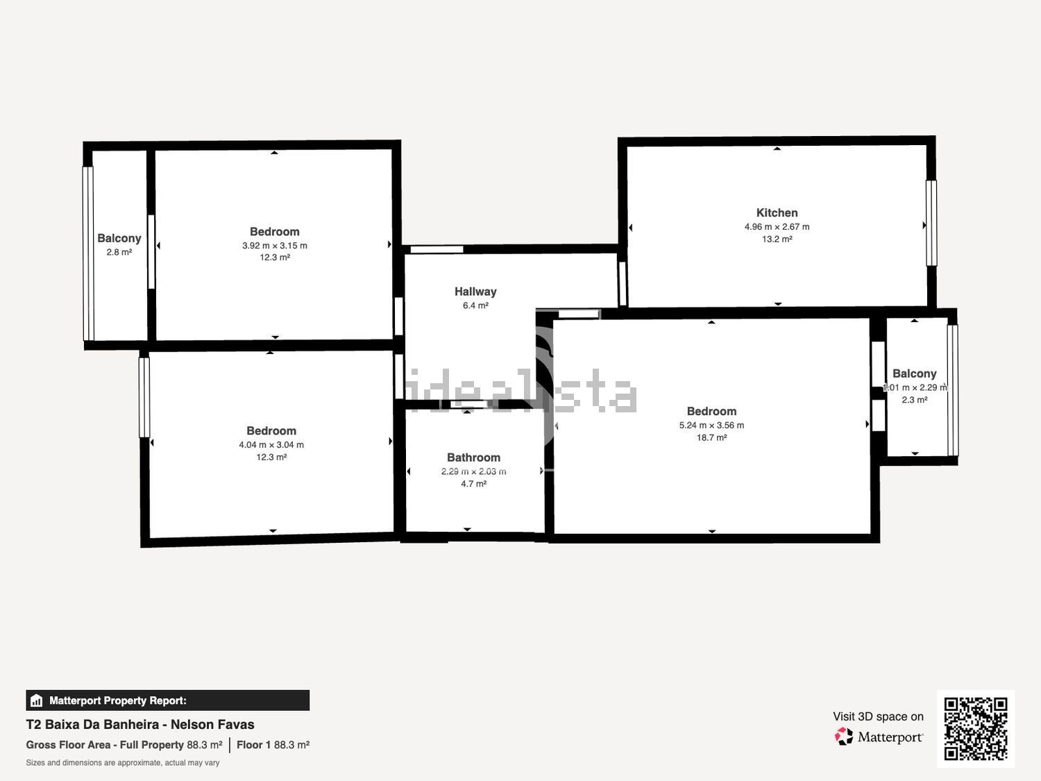 公寓 t2出售在Praceta Joaquim Gomes Malhado, 138 - 平面图