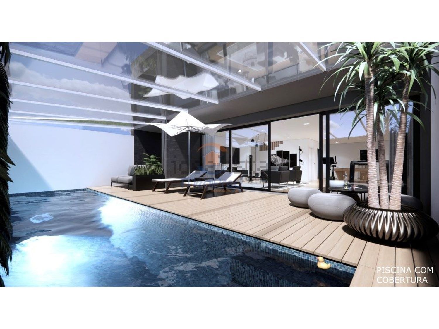 小楼房或独栋别墅出售在Centro - 游泳池