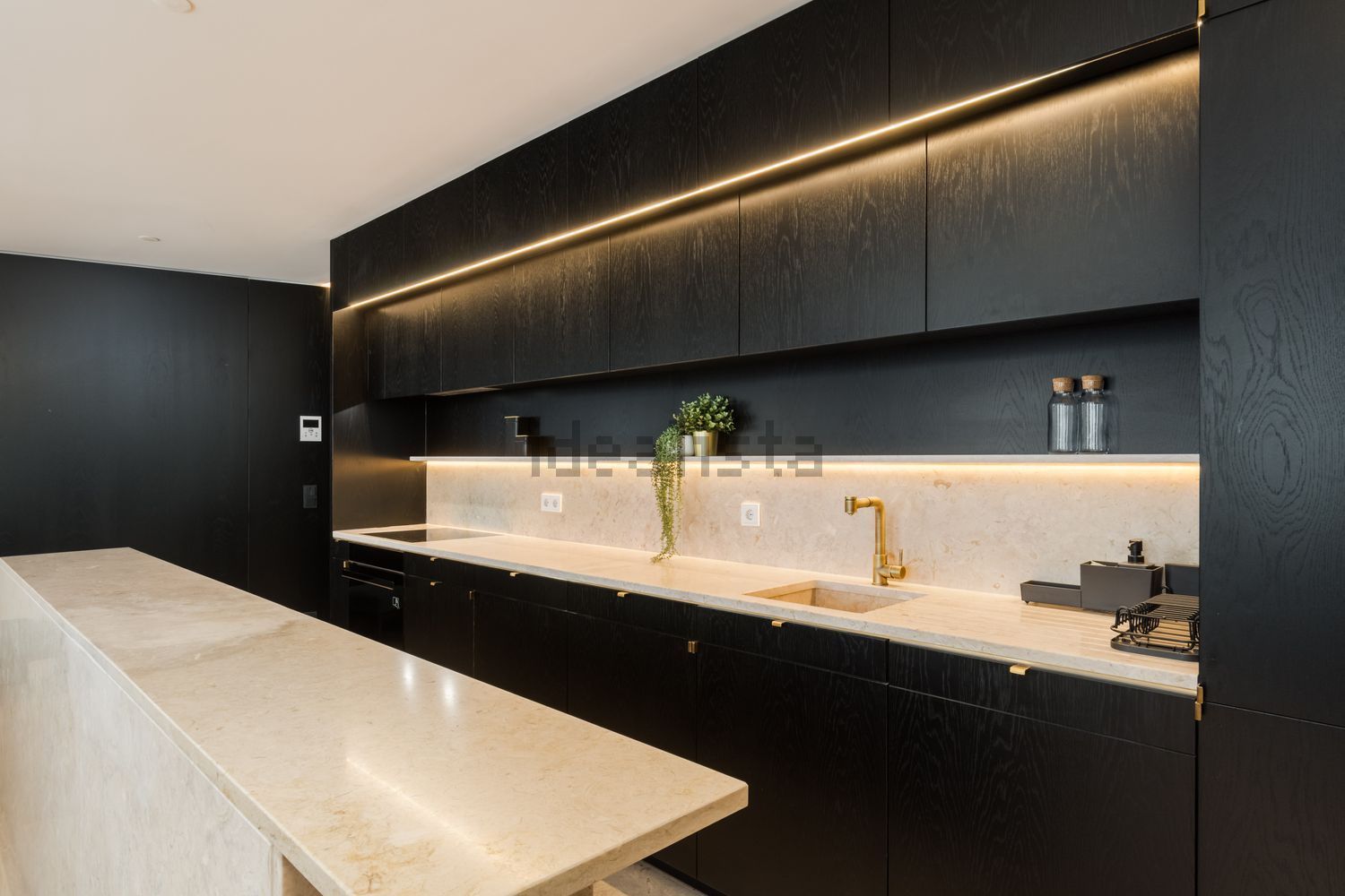 出租公寓 t1在Rua do Telhal, 72 - 厨房