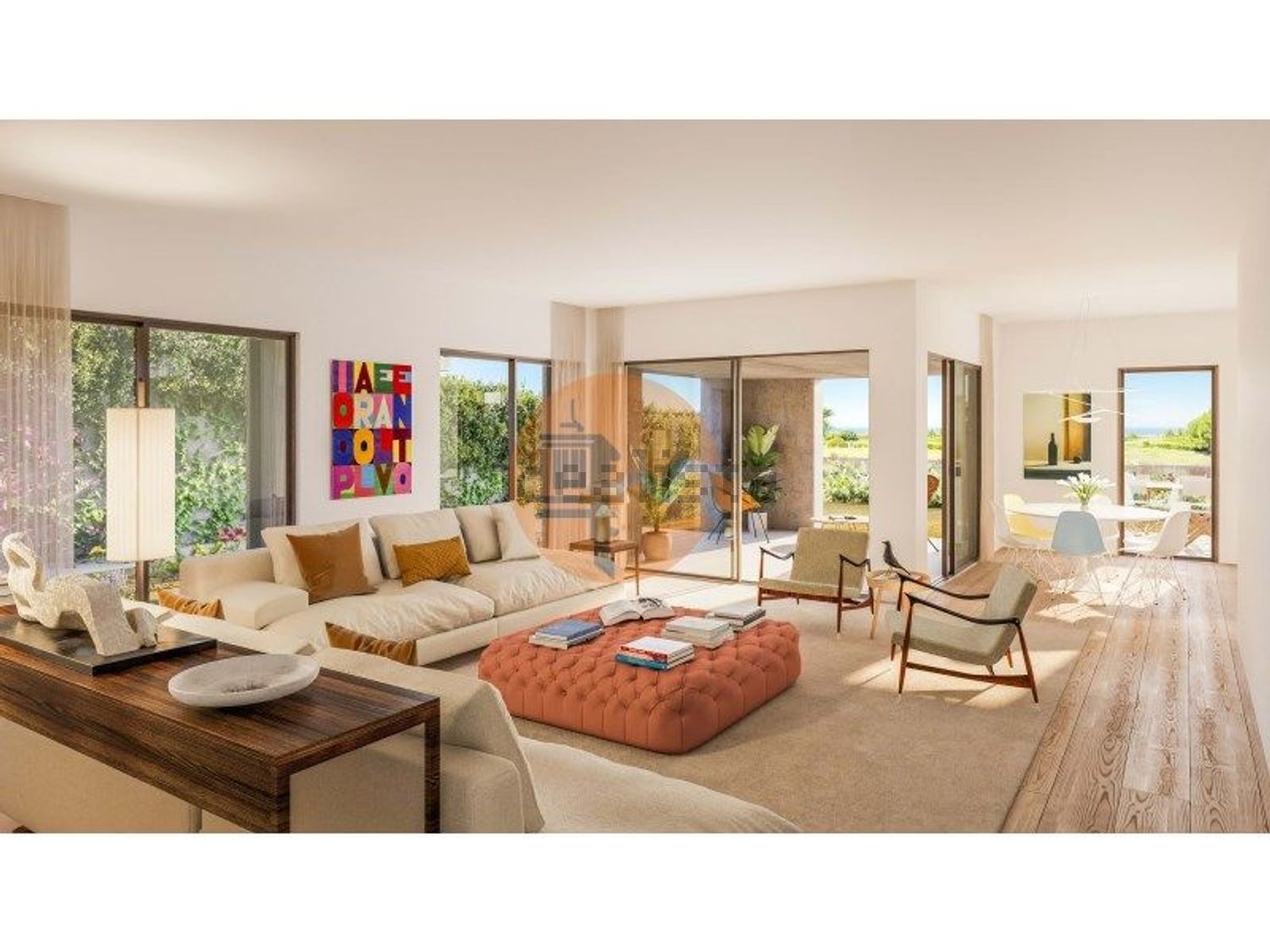 小楼房或独栋别墅出售在Caparica e Trafaria - 客厅