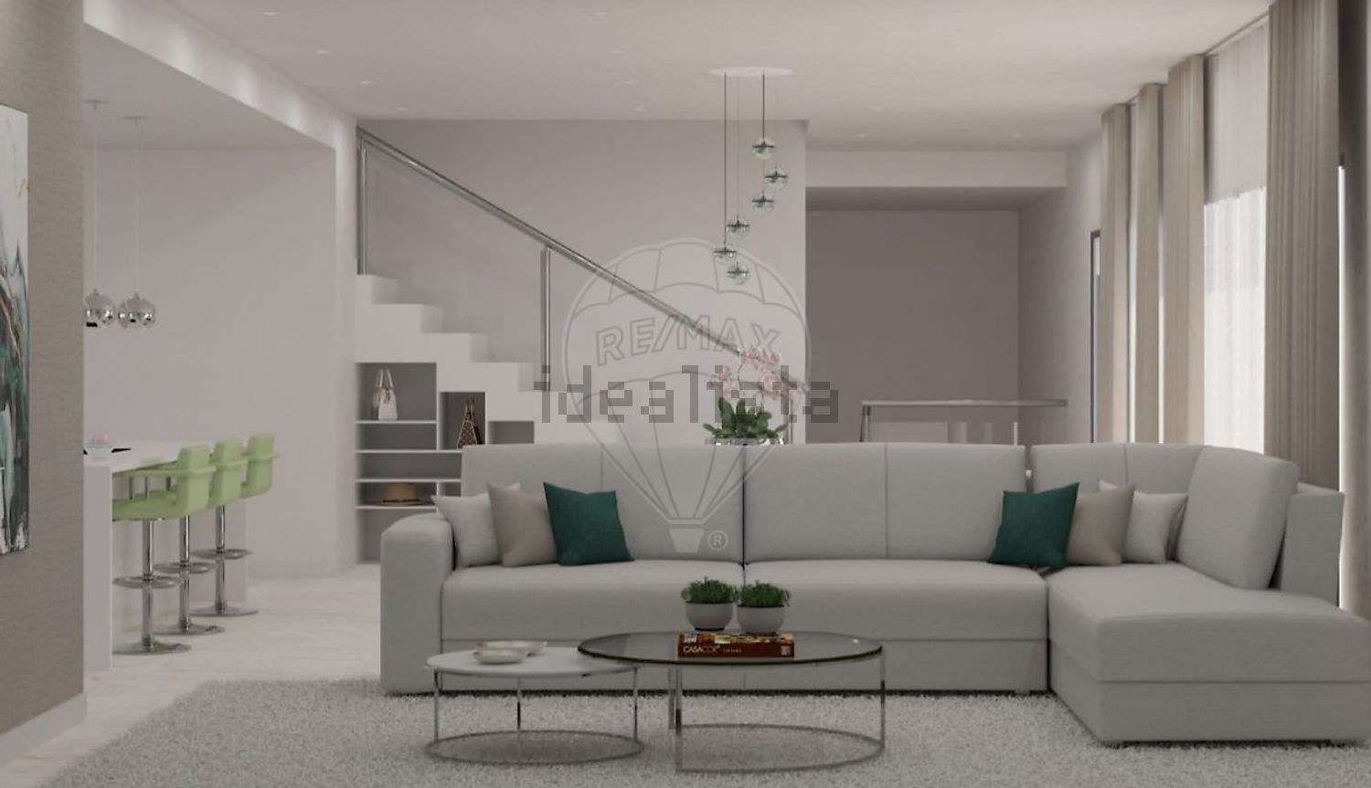 小楼房或独栋别墅出售在Rua Antero de Quental - 客厅