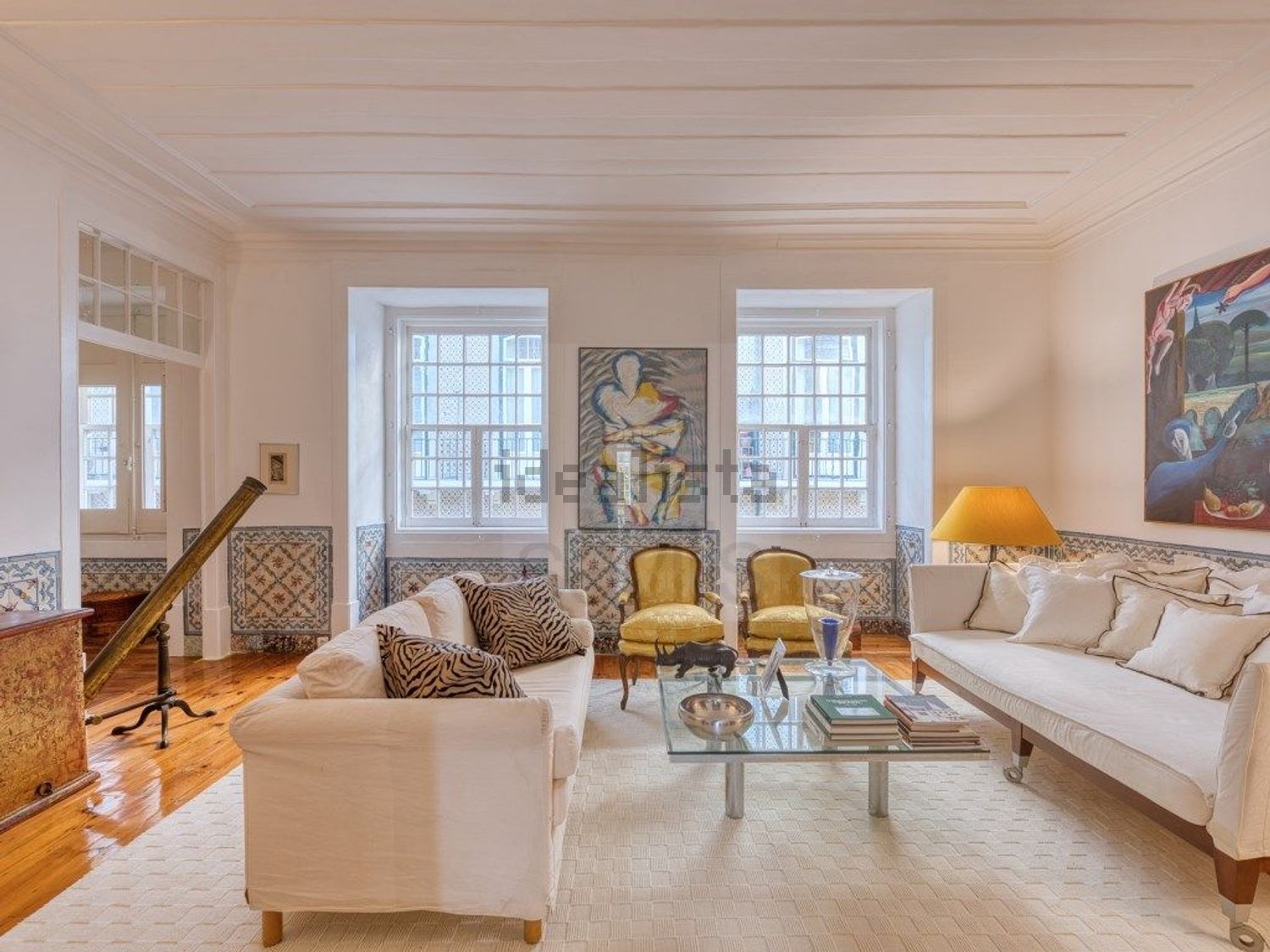 公寓 t3出售在Rua do Barão, 15 - 客厅