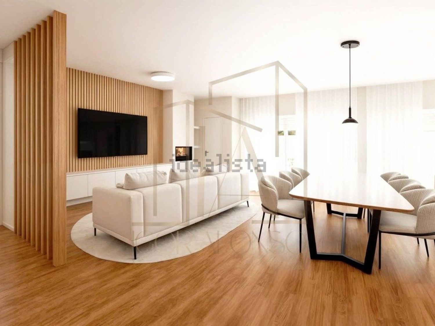 小楼房或独栋别墅出售在Pinhal do General - 客厅