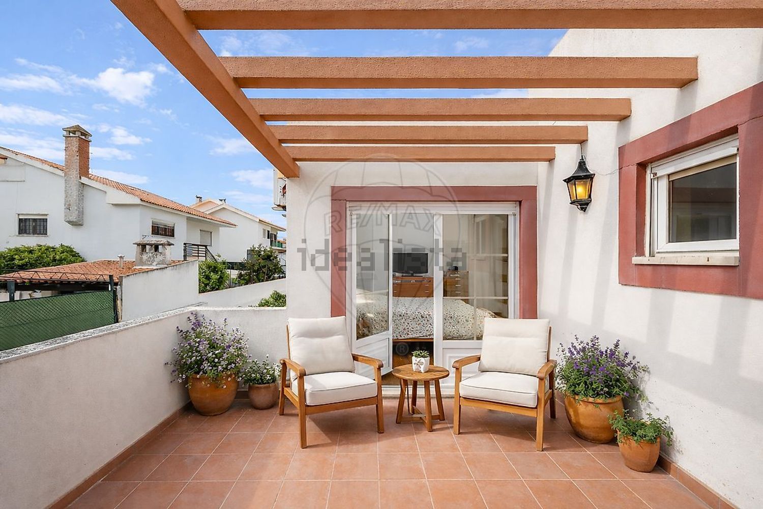 小楼房或独栋别墅出售Urbanização Quinta Tomé Dias - 阳台