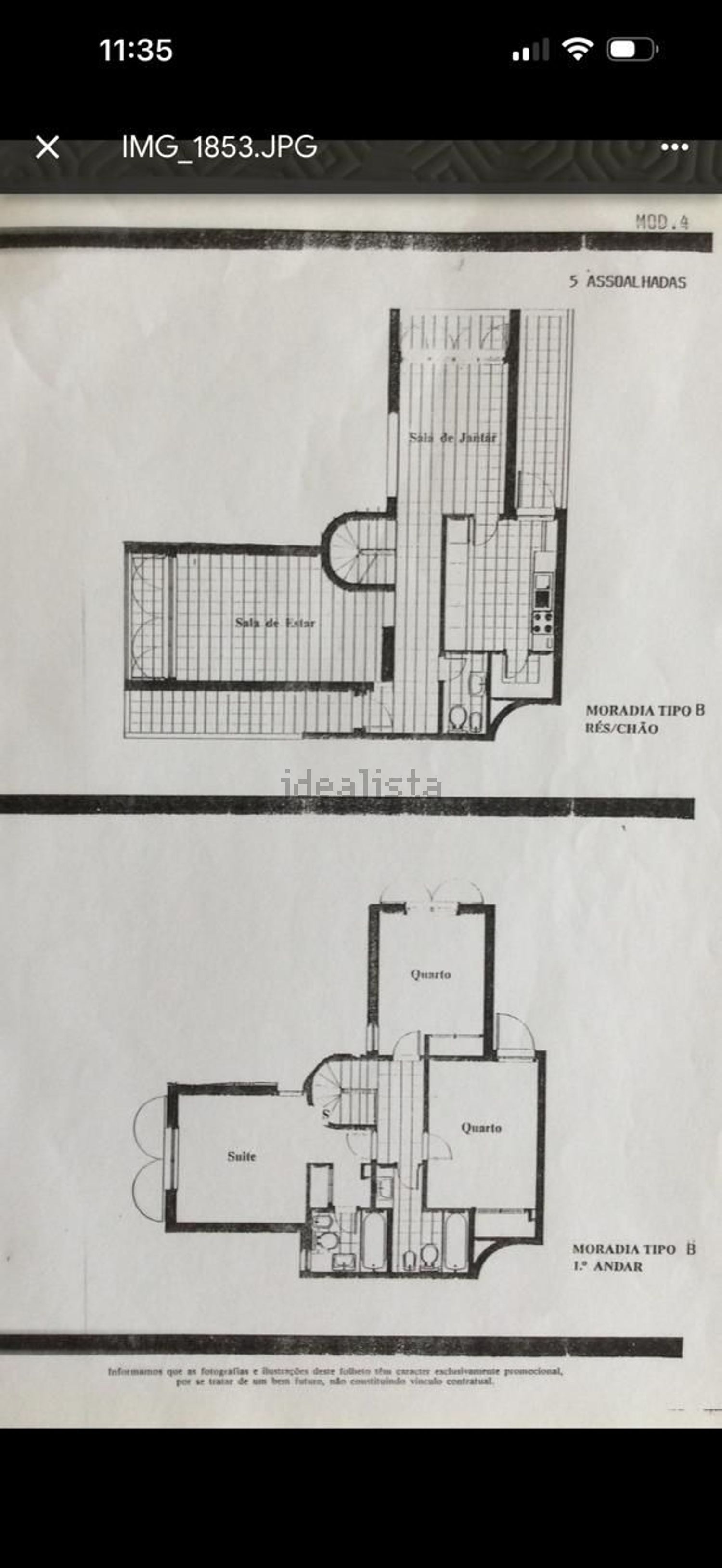 出租双拼别墅在Rua Ribatejo, 42 - 平面图