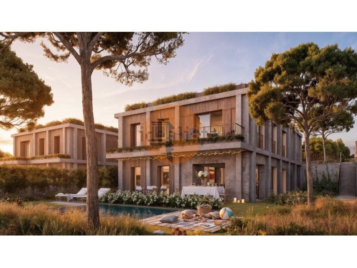 小楼房或独栋别墅出售在Caparica e Trafaria - 游泳池