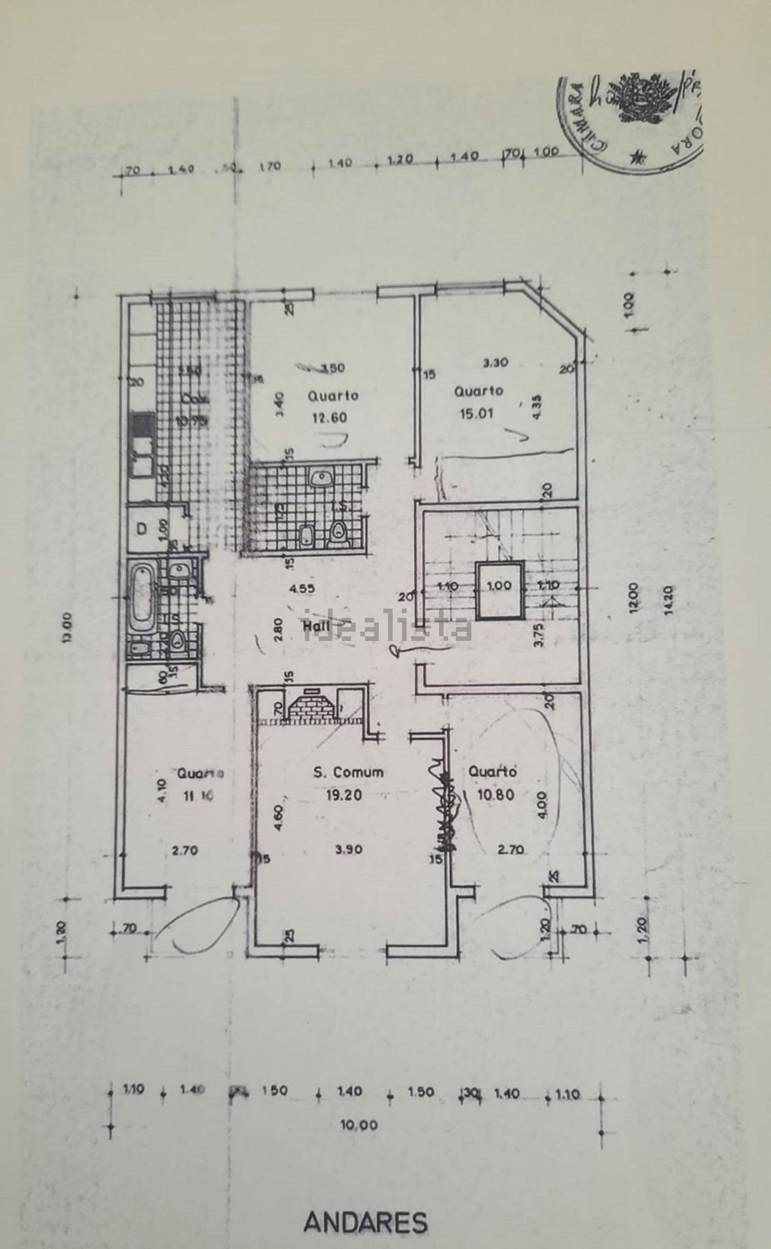 公寓 t4出售在Rua Bernardim Ribeiro, 15 - 平面图